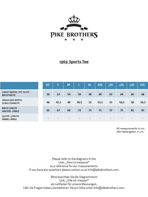 Pike Brothers 1969 Scuba Blue Sports T-Shirt