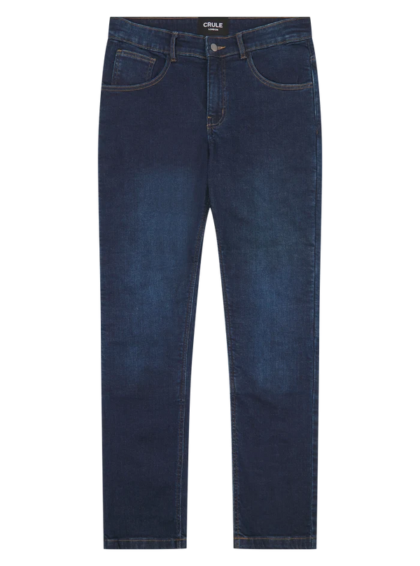 Crule Moto Armoured Denim Riding Jeans AA - Indigo