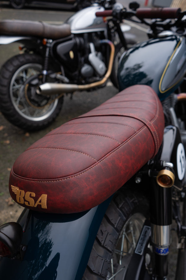 BSA Seat - Custom leather upholstery