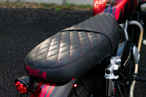 BSA Seat - Custom leather upholstery