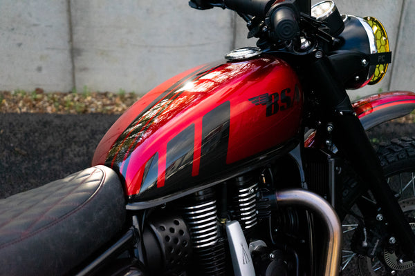 BSA Seat - Custom leather upholstery