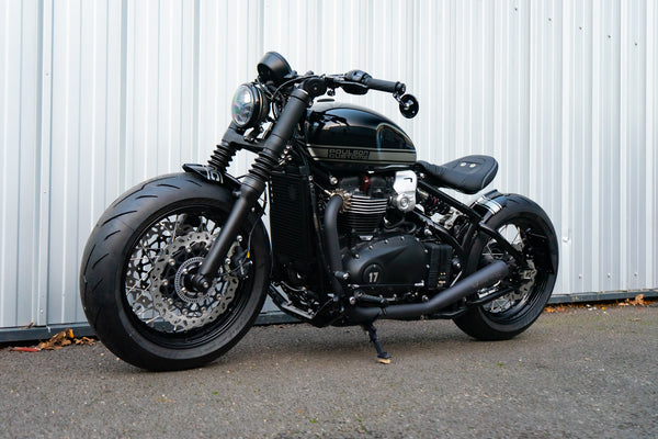 Triumph Bobber - WIDE WHEEL - Mustang Silver