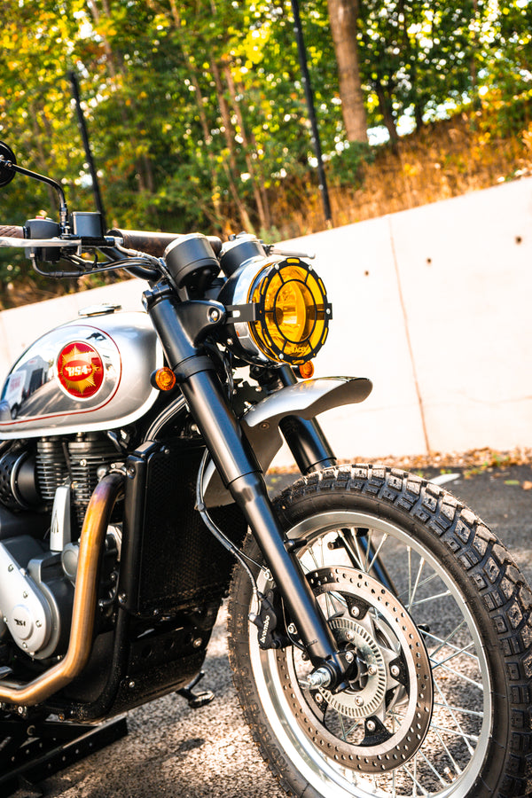 POULSON Gold Star Scrambler front Mud Guard bracket