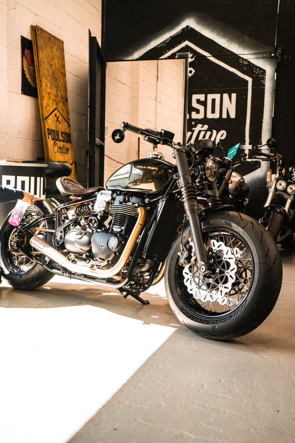 'The British Bobber' Full wide wheel custom