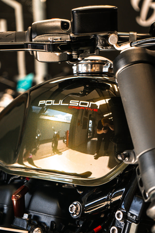 'The British Bobber' Full wide wheel custom