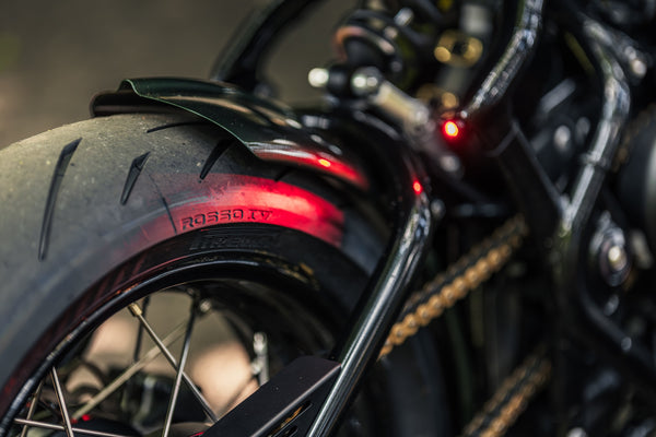 'The Knight Bobber' Full wide wheel custom