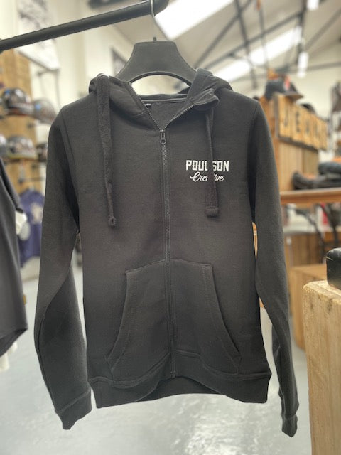 POULSON CREATIVE PREMIUM CUSTOM MOTORCYCLES ZIP HOODIE