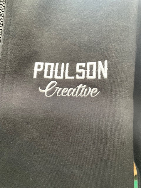 POULSON CREATIVE PREMIUM CUSTOM MOTORCYCLES ZIP HOODIE