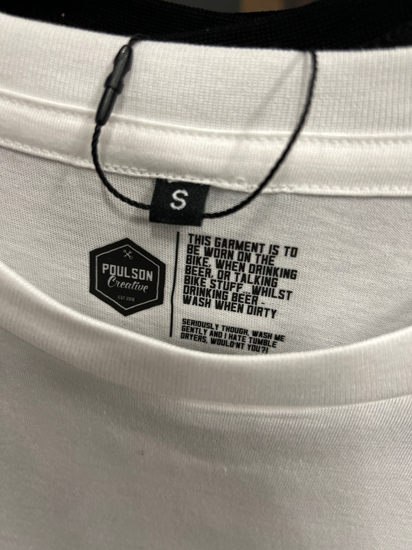 Shop Tee - Poulson Creative - White