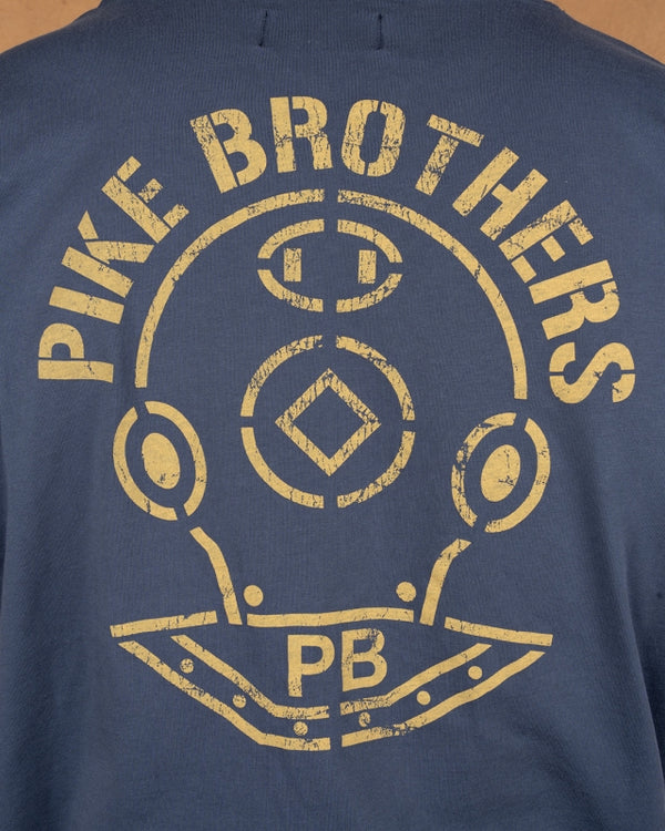 Pike Brothers 1969 Scuba Blue Sports T-Shirt