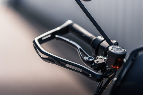 Poulson custom Fork covers to fit Triumph as seen on the 'Jackal'