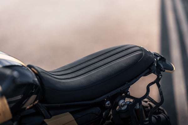 Poulson custom Fork covers to fit Triumph as seen on the 'Jackal'