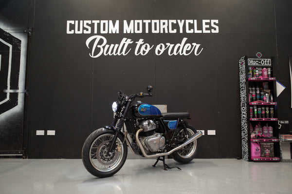 Royal Enfield Interceptor Brat Tracker