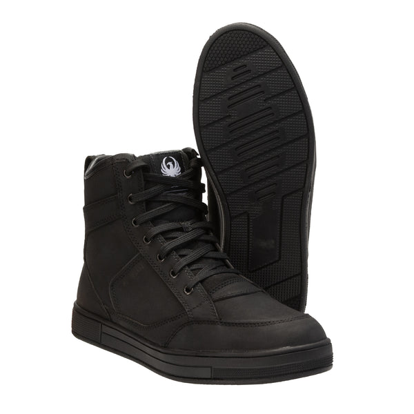 MERLIN - HAWKINS URBAN D3O WATERPROOF TRAINERS BLACK