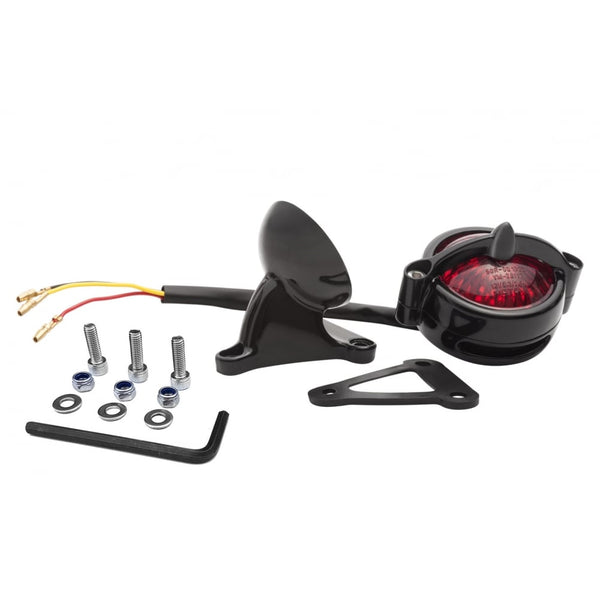 Motone Bel Air Tail Light + Fender Mount Kit - Black
