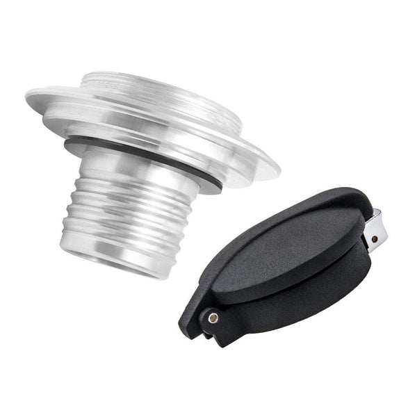 Motone BMW Airhead Monza Gas Cap Kit - Black Cap