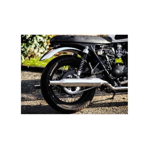 Motone Bobbed Rear Mudguard/Fender - Polished Aluminium
