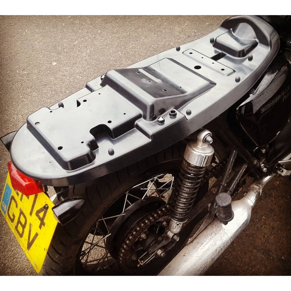 Motone Bonneville Seat Base Kit - ABS Seat Pan incl Rubbers and Hooks