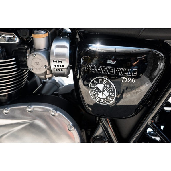 Motone Cafer Racer - Petrol Tank / Side Panel Emblem - Billet