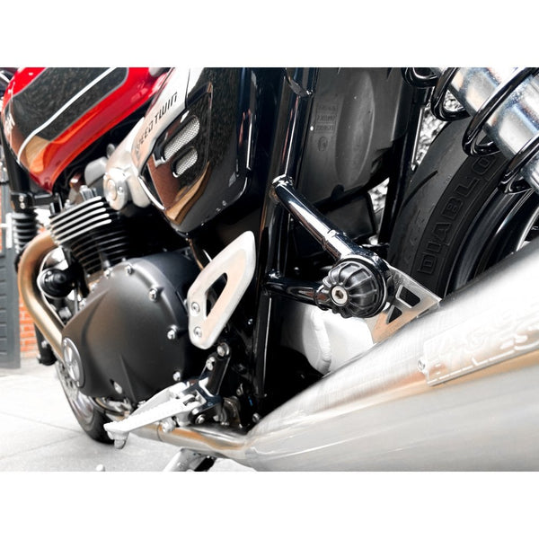 Motone Forged Passenger Peg Deletes Black