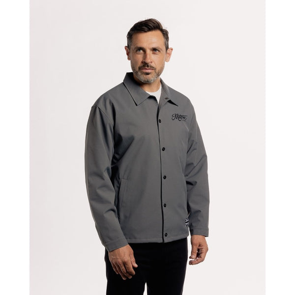 Motone Coach Jacket - Grey - Large Size: Large