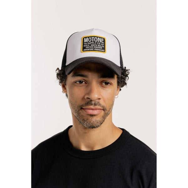 Motone COTTINPICKIN Trucker Cap - White Cotton Custom Patch