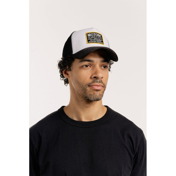 Motone COTTINPICKIN Trucker Cap - White Cotton Custom Patch