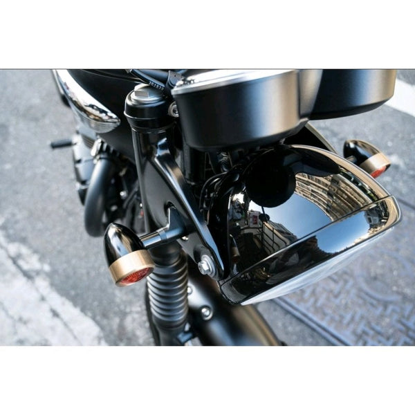 Motone Custom Billet Indicator Turn Signals - Set of 4 - Black