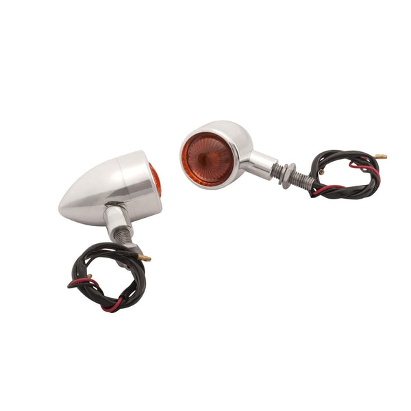 Motone Custom Billet Indicator Turn Signals - Set of 4 - Polish