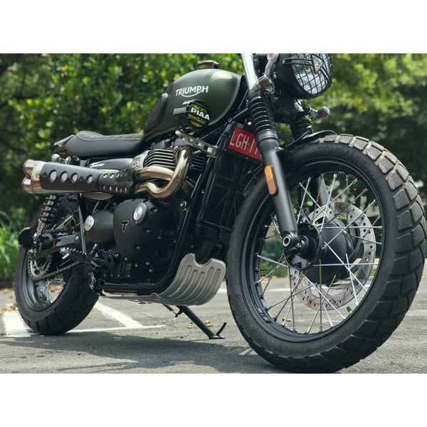 Motone Defender - Sump Guard - Clear Anodised