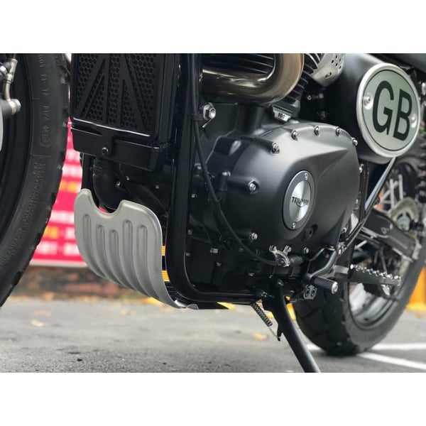 Motone Defender - Sump Guard - Clear Anodised
