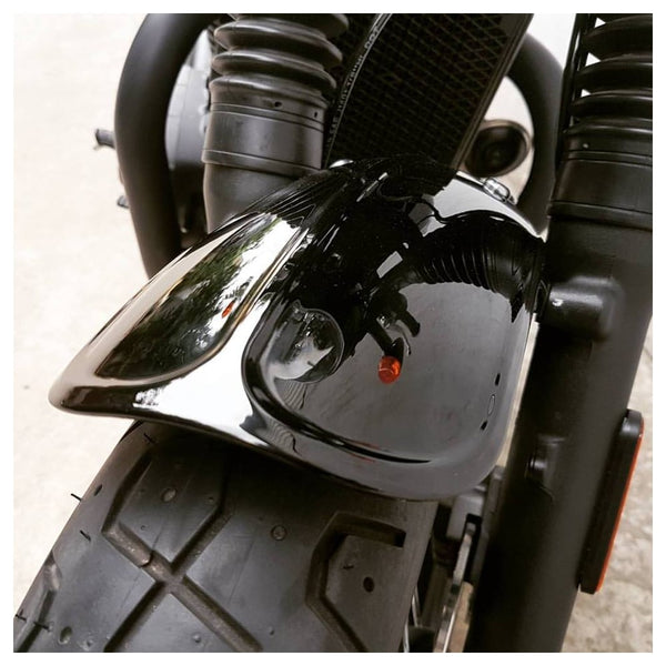 Motone Duckbill Front Mudguard/Fender - Gloss Black - AC