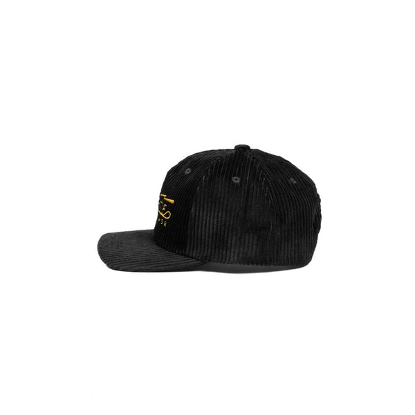 Motone ELECTRIC GOLD Cord Cap - Black