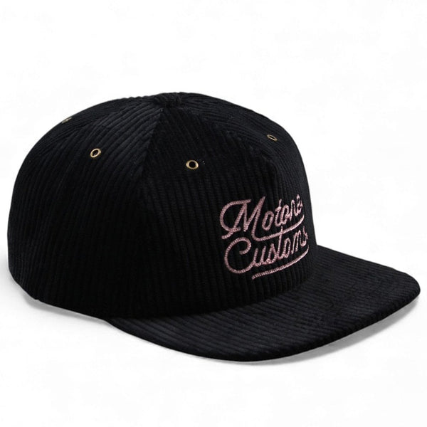 Motone FASTLANE Cord Cap - Black/Pink - Chainstitch