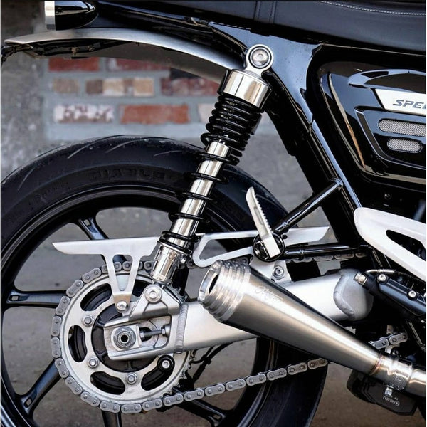 Motone Gladius - Speed Twin/Thruxton Chain Guard - Brushed Finish