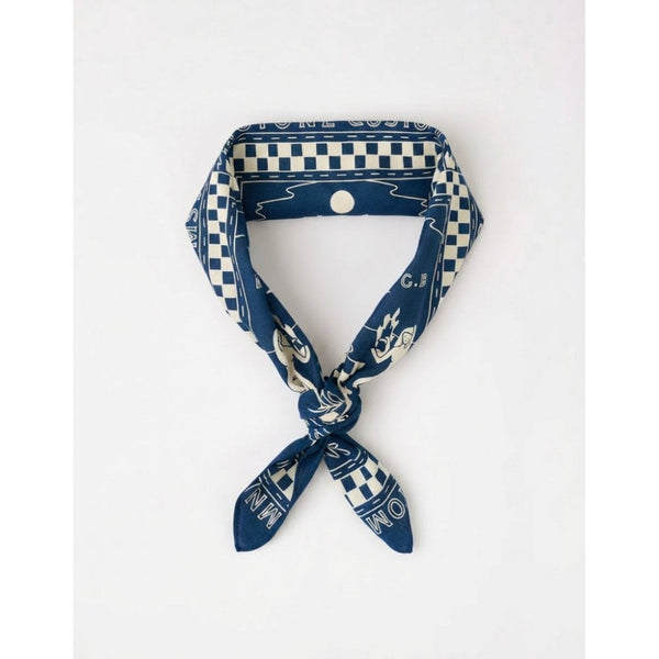 Motone Is this Real Life BANDANA - Blue/Ecru