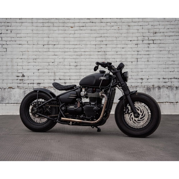 Motone Cobra Khan Seat - Full Diamond - Triumph Bobber