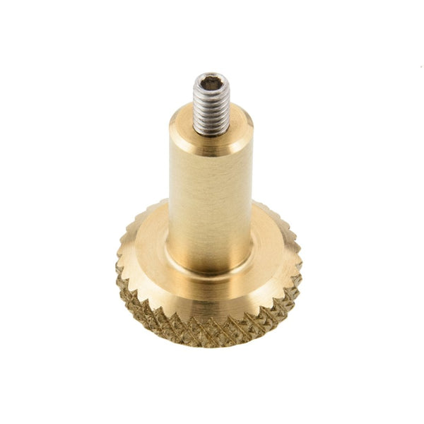 Motone Knurled Choke Knob - Brass
