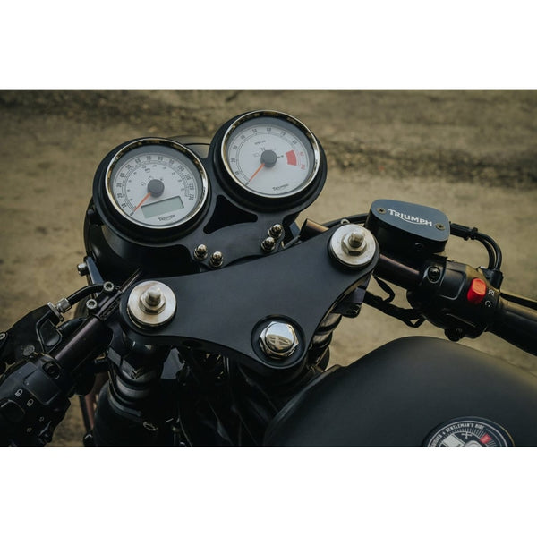 Motone Lay Flat Dash - Guage - Speedo/Tacho Clock Mount Bracket - VDO