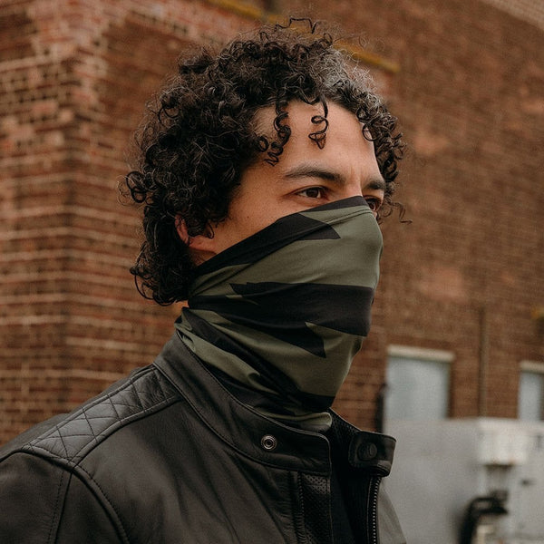 Motone LIGHTNING Neck Tube (Olive/Black)