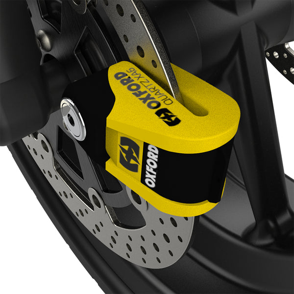 OXFORD Quartz XA6 Alarm Disc Lock Yellow/Black LK215
