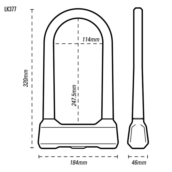 Oxford Grinder S2 U-Lock