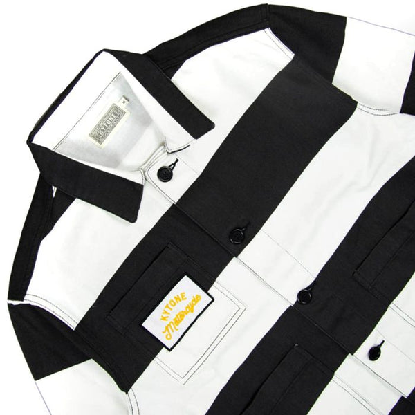 Kytone ~ Prisoner Jacket - Black/White