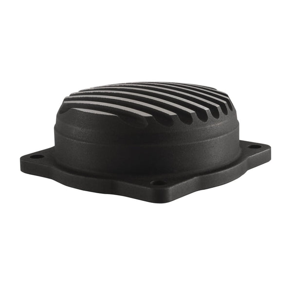 Motone HD CV Finned Carb Top Lid - Finned- Contrast Cut - Black