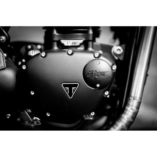 MOTONE logo Points/ACG Engine Badge Cover Triiumph