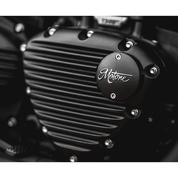 MOTONE logo Contrast Polished Black Points/ACG Engine Badge Cover Triu