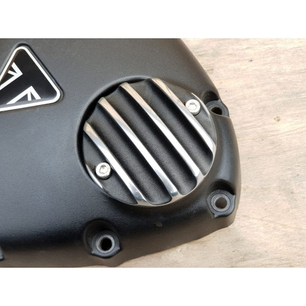 Motone Points ACG Cover - Ribbed - Black/Polished Rib Contrast Finish