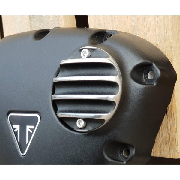 Motone Points ACG Cover - Ribbed - Black/Polished Rib Contrast Finish
