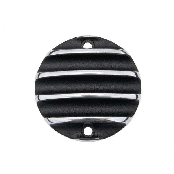Motone Points ACG Cover - Ribbed - Black/Polished Rib Contrast Finish