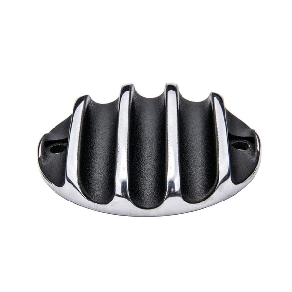 Motone Points ACG Cover - Ribbed - Black/Polished Rib Contrast Finish